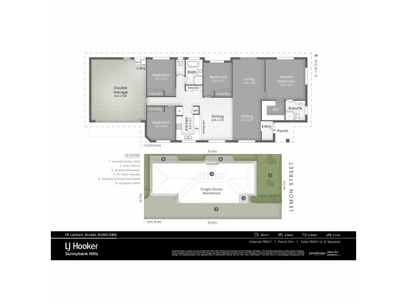 19 Lemon Street, Runcorn QLD 4113 Floorplan