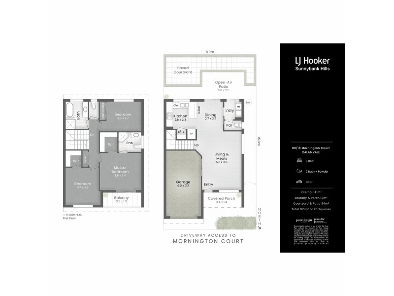 86/18 Mornington Court, Calamvale QLD 4116 Floorplan