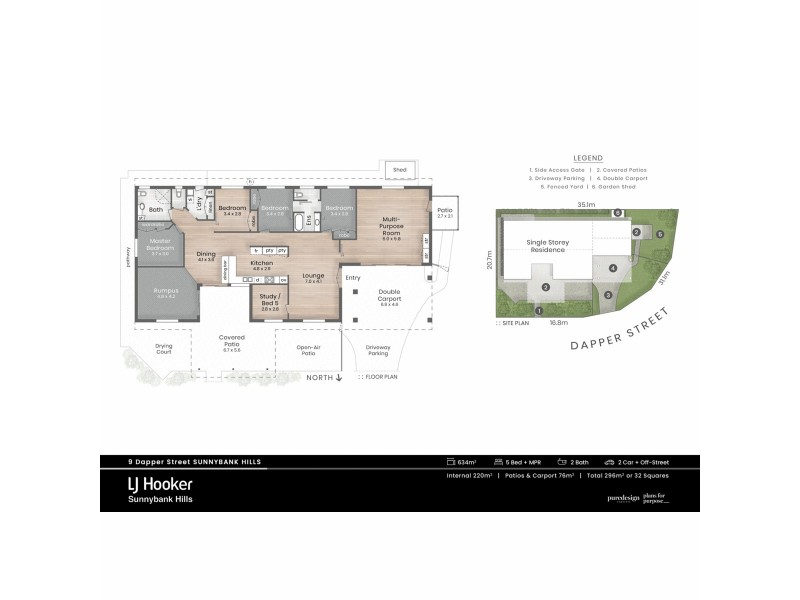 9 Dapper Street, Sunnybank Hills QLD 4109 Floorplan