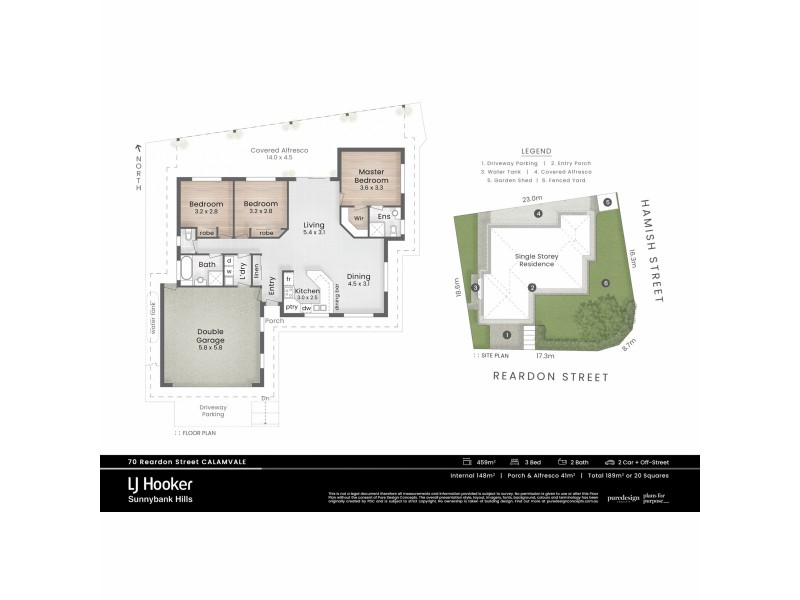 70 Reardon Street, Calamvale QLD 4116 Floorplan