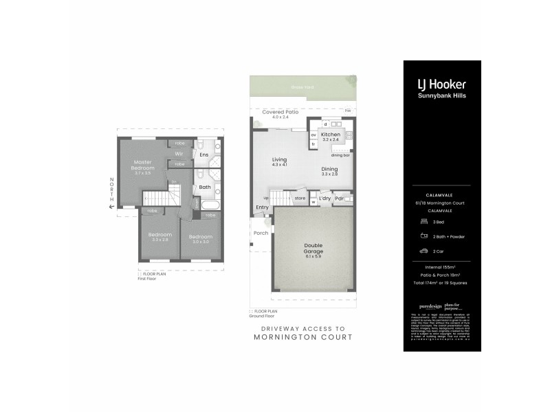 61/18 Mornington Court, Calamvale QLD 4116 Floorplan