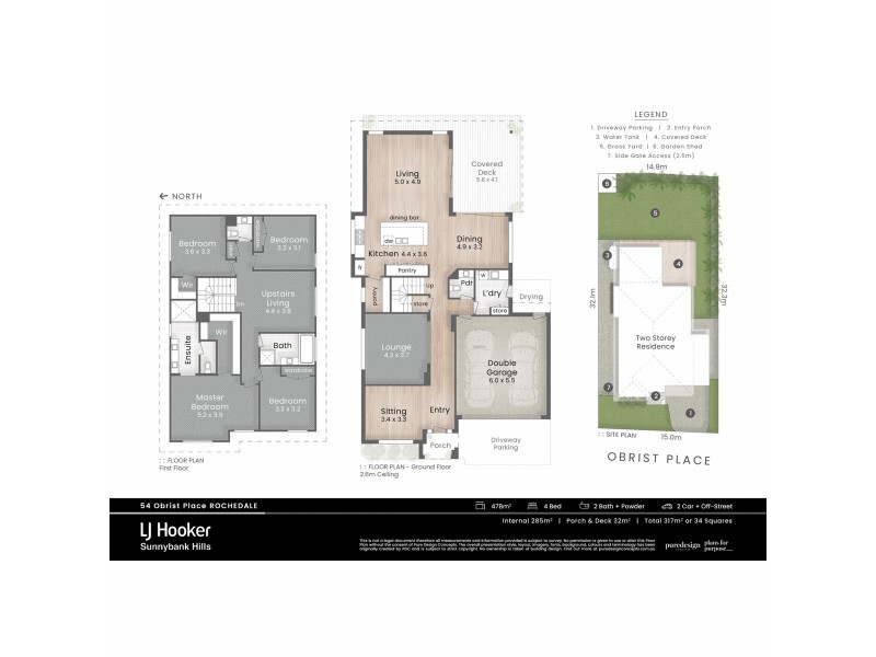 54 Obrist Place, Rochedale QLD 4123 Floorplan