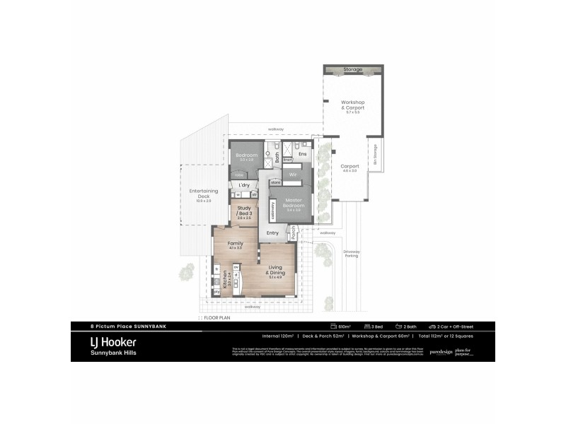 8 Pictum Place, Sunnybank QLD 4109 Floorplan