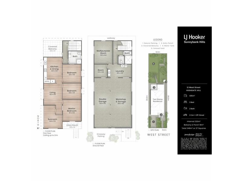 12 West Street, Highgate Hill QLD 4101 Floorplan