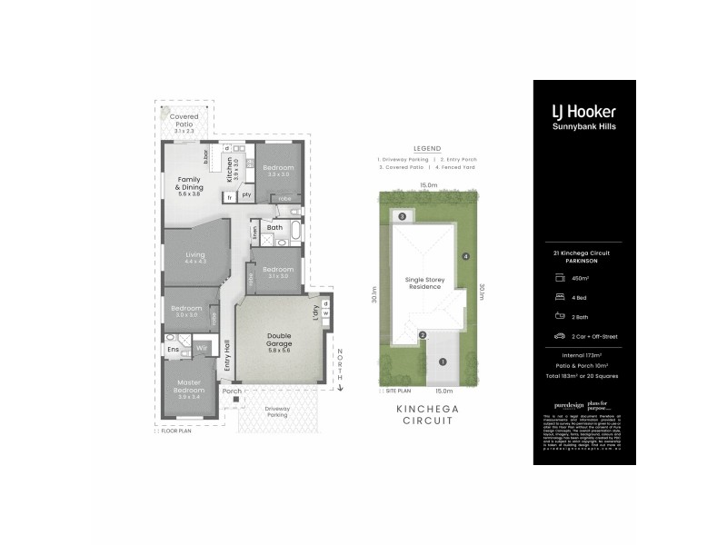 21 Kinchega Circuit, Parkinson QLD 4115 Floorplan