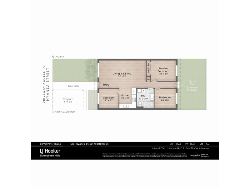 5/31 Nyanza Street, Woodridge QLD 4114 Floorplan