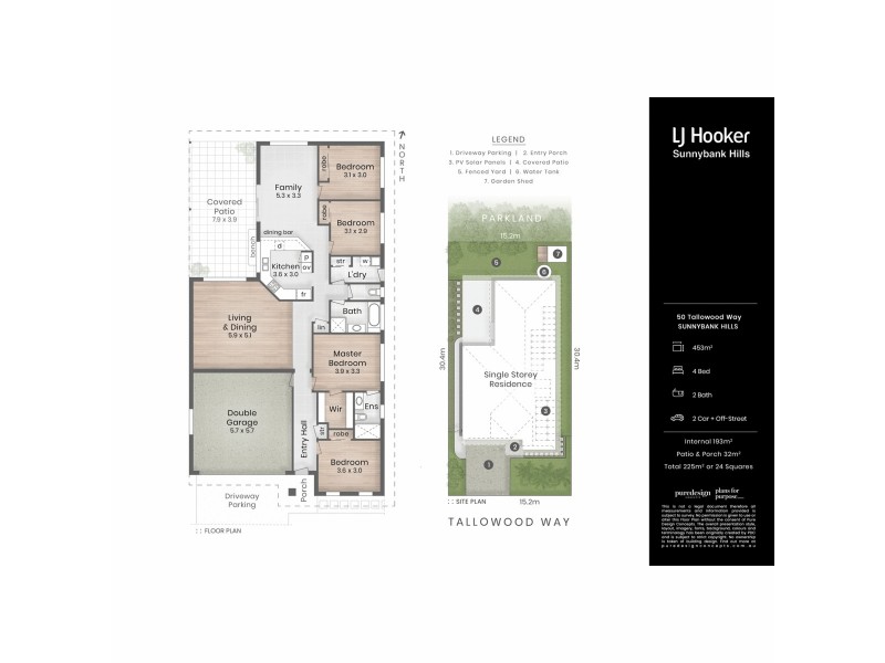 50 Tallowood Way, Sunnybank Hills QLD 4109 Floorplan