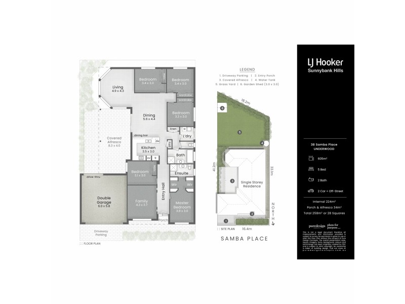 38 Samba Place, Underwood QLD 4119 Floorplan