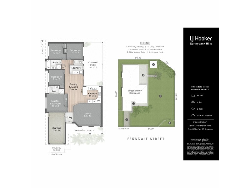 8 Ferndale Street, Boronia Heights QLD 4124 Floorplan