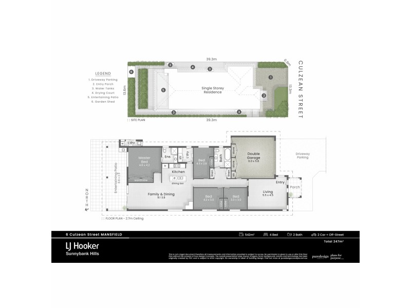 6 Culzean Street, Mansfield QLD 4122 Floorplan