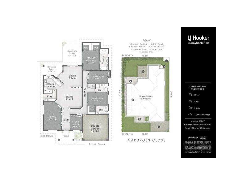 3 Gardross Close, Underwood QLD 4119 Floorplan