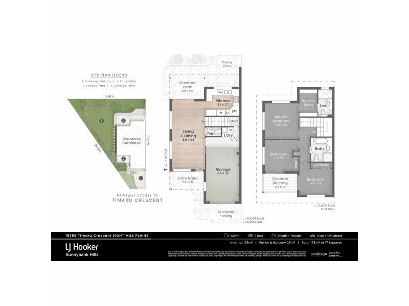 15/68 Timaru Crescent, Eight Mile Plains QLD 4113 Floorplan