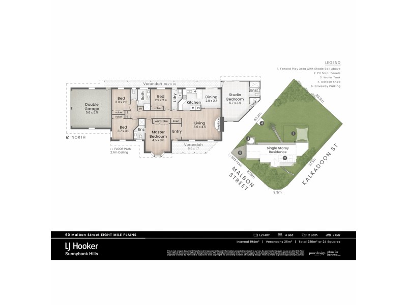 60 Malbon Street, Eight Mile Plains QLD 4113 Floorplan