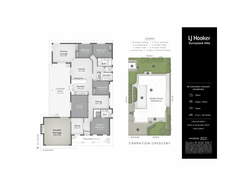 30 Carnation Crescent, Calamvale QLD 4116 Floorplan