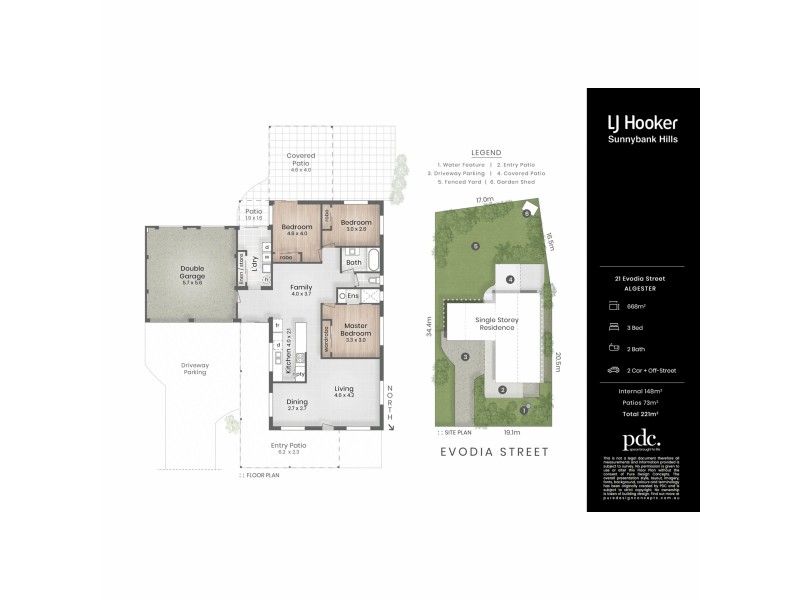 21 Evodia Street, Algester QLD 4115 Floorplan