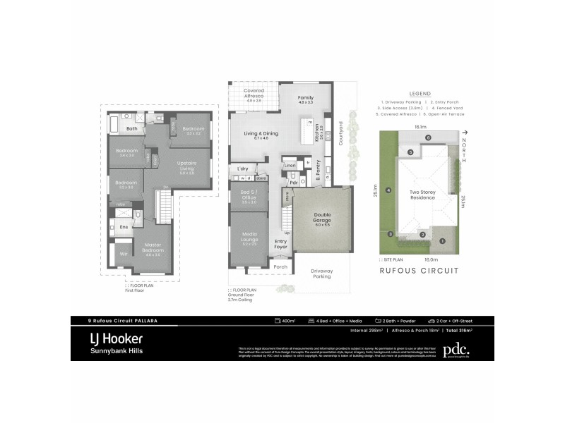9 Rufous Circuit, Pallara QLD 4110 Floorplan