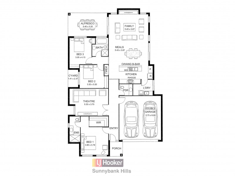 55 Skyview Avenue, Rochedale QLD 4123 Floorplan