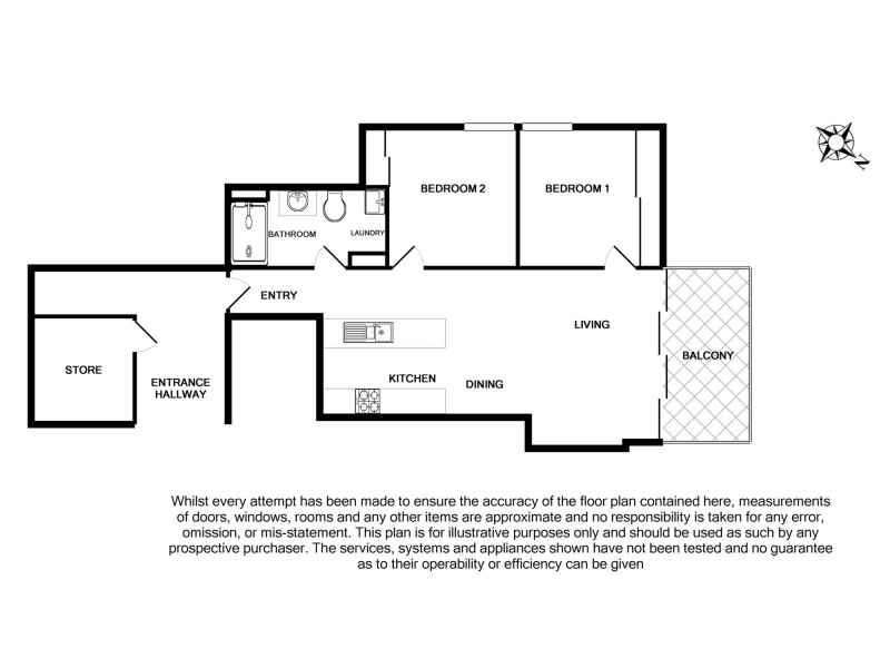 4003/128 Charlotte Street, Brisbane QLD 4000 Floorplan