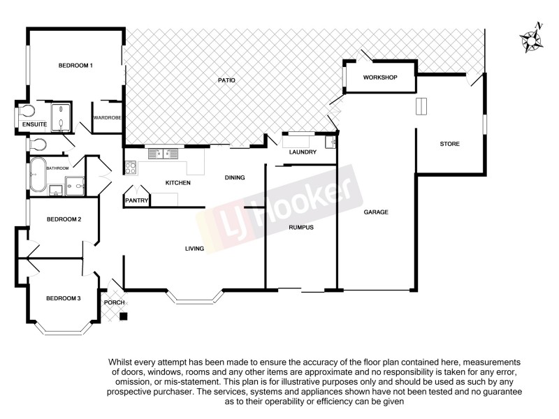 1 Lochore Court, Crestmead QLD 4132 Floorplan