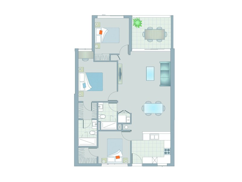 185/54 Slobodian Avenue, Eight Mile Plains QLD 4113 Floorplan