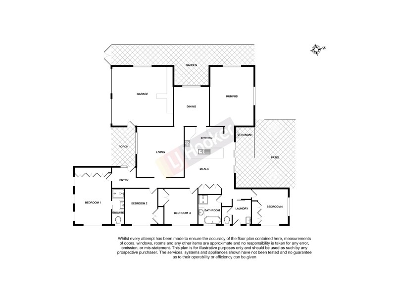 4 Tranquil Street, Sunnybank Hills QLD 4109 Floorplan