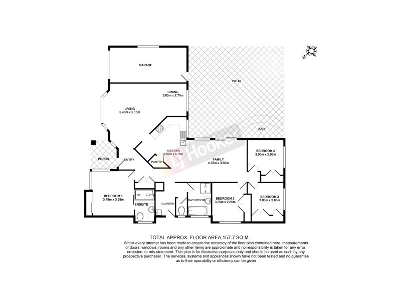5 Hadley Court, Boronia Heights QLD 4124 Floorplan