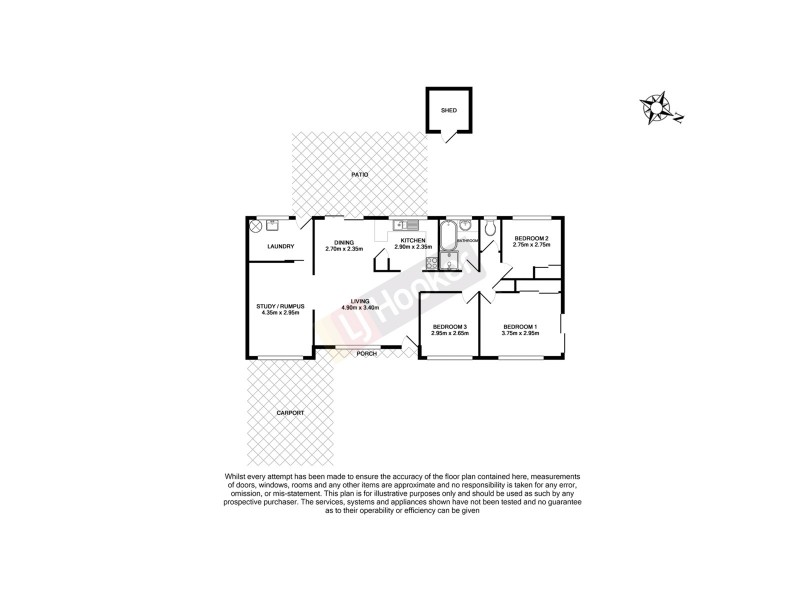 23 Basswood Street, Algester QLD 4115 Floorplan