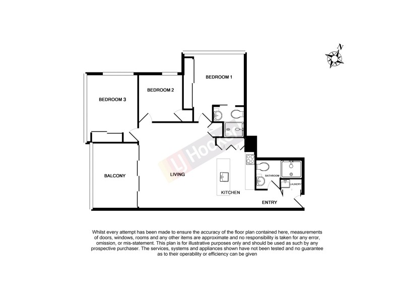 1803/55 Railway Terrace, Milton QLD 4064 Floorplan