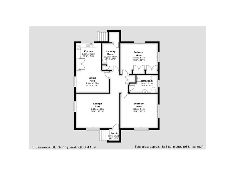 8 Jamaica Street, Sunnybank QLD 4109 Floorplan
