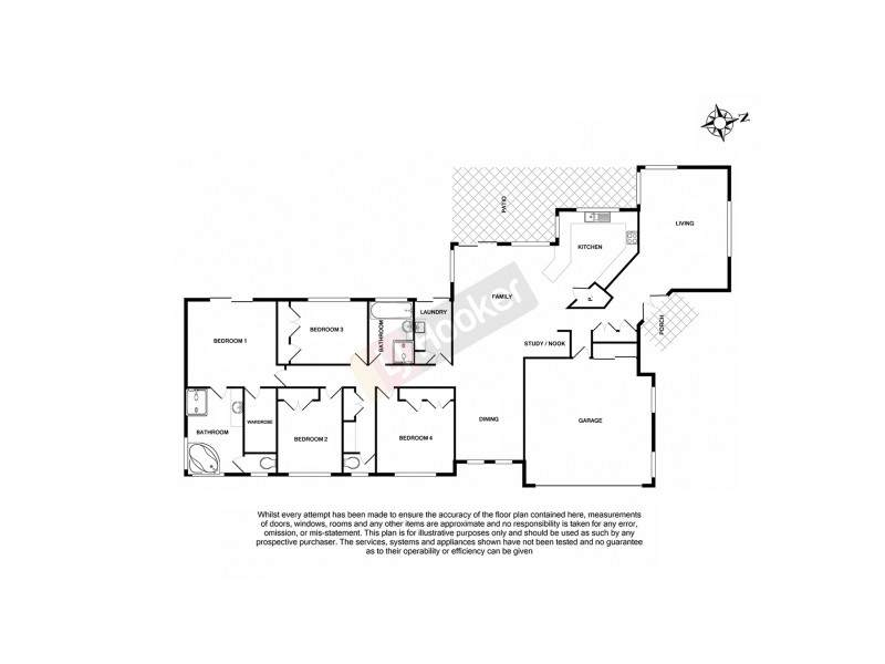 1 Chestnut Place, Calamvale QLD 4116 Floorplan