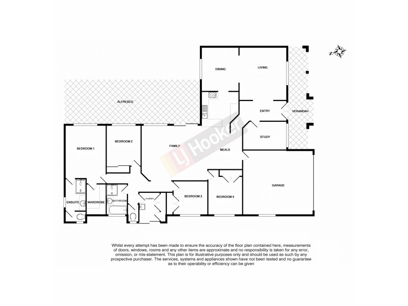 1 Violet Place, Calamvale QLD 4116 Floorplan