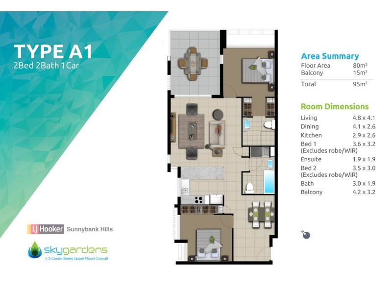 1321/1 Cremin Street, Upper Mount Gravatt QLD 4122