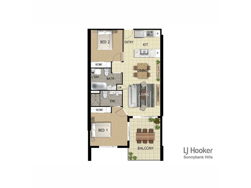 2853/1 Cremin Street, Upper Mount Gravatt QLD 4122 Floorplan