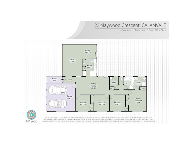 23 Maywood Crescent, Calamvale QLD 4116 Floorplan