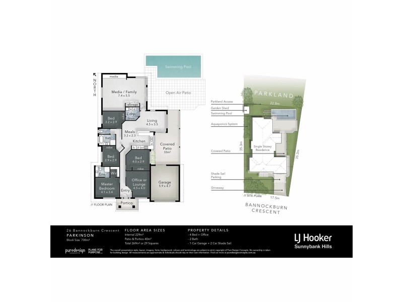 26 Bannockburn Crescent, Parkinson QLD 4115 Floorplan