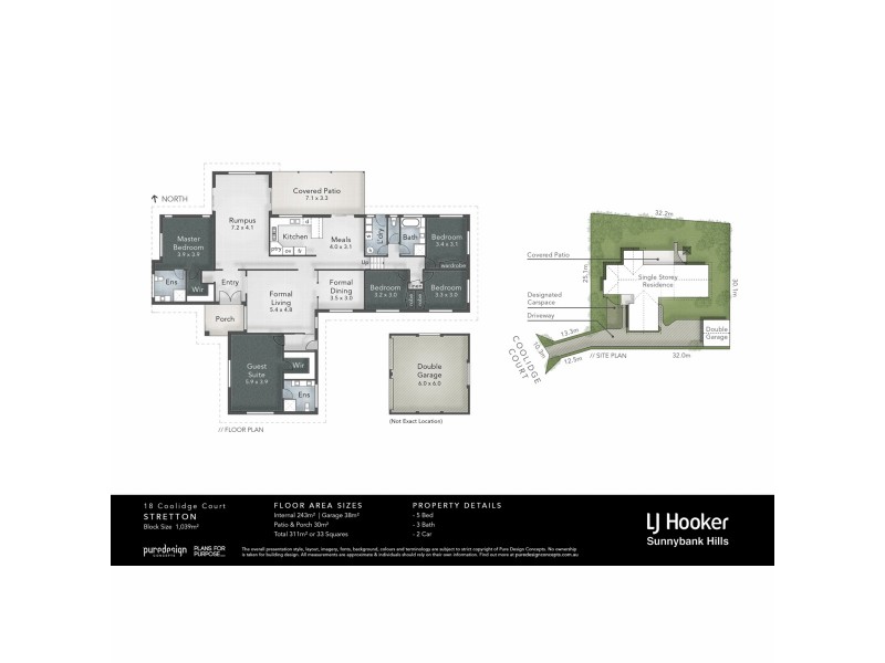 18 Coolidge Court, Stretton QLD 4116 Floorplan