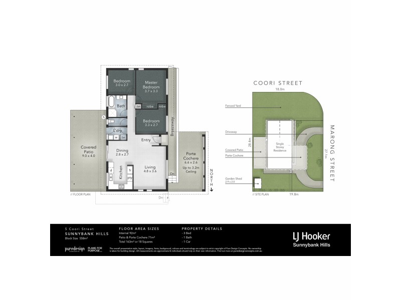 5 Coori Street, Sunnybank Hills QLD 4109 Floorplan