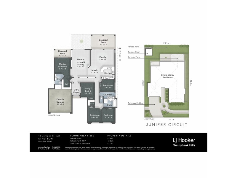 16 Juniper Circuit, Stretton QLD 4116 Floorplan