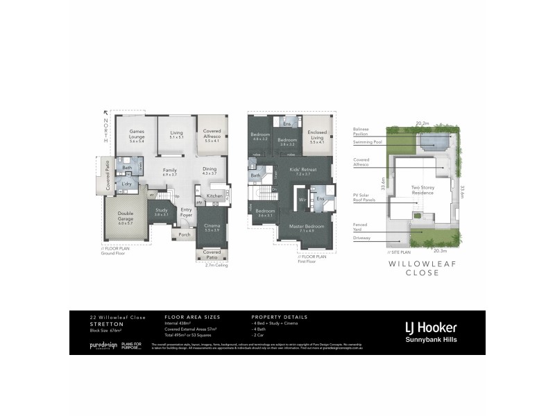 22 Willowleaf Close, Stretton QLD 4116 Floorplan