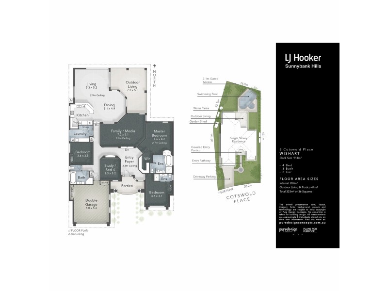 8 Cotswold Place, Wishart QLD 4122 Floorplan