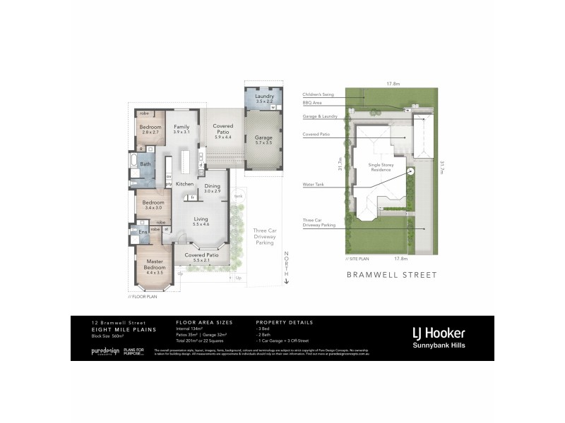 12 Bramwell Street, Eight Mile Plains QLD 4113 Floorplan