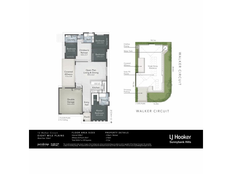 12 Walker Circuit, Eight Mile Plains QLD 4113 Floorplan
