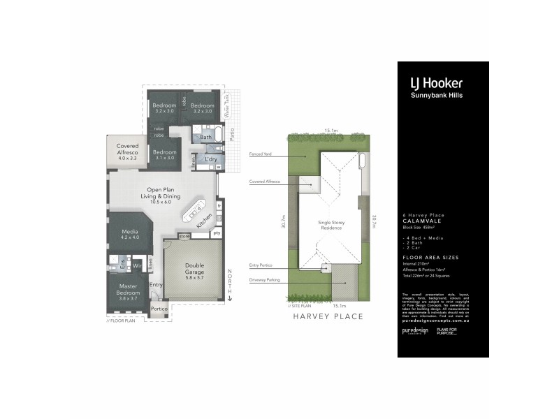6 Harvey Place, Calamvale QLD 4116 Floorplan