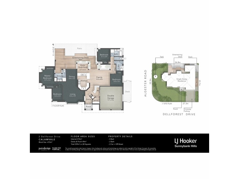 2 Dellforest Drive, Calamvale QLD 4116 Floorplan