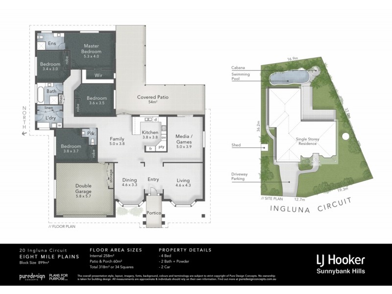 20 Ingluna Circuit, Eight Mile Plains QLD 4113 Floorplan
