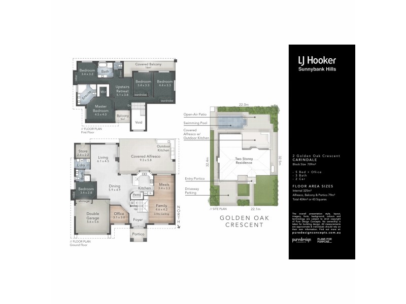 2 Golden Oak Crescent, Carindale QLD 4152 Floorplan