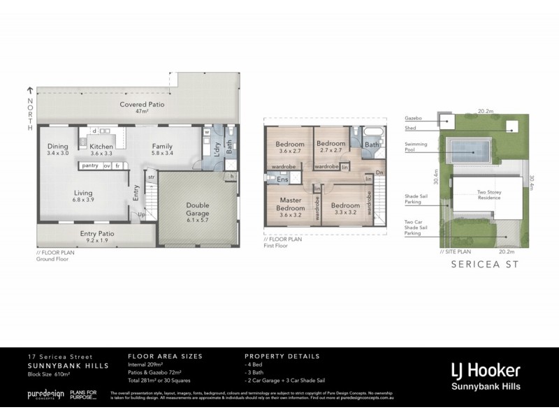 17 Sericea Street, Sunnybank Hills QLD 4109 Floorplan