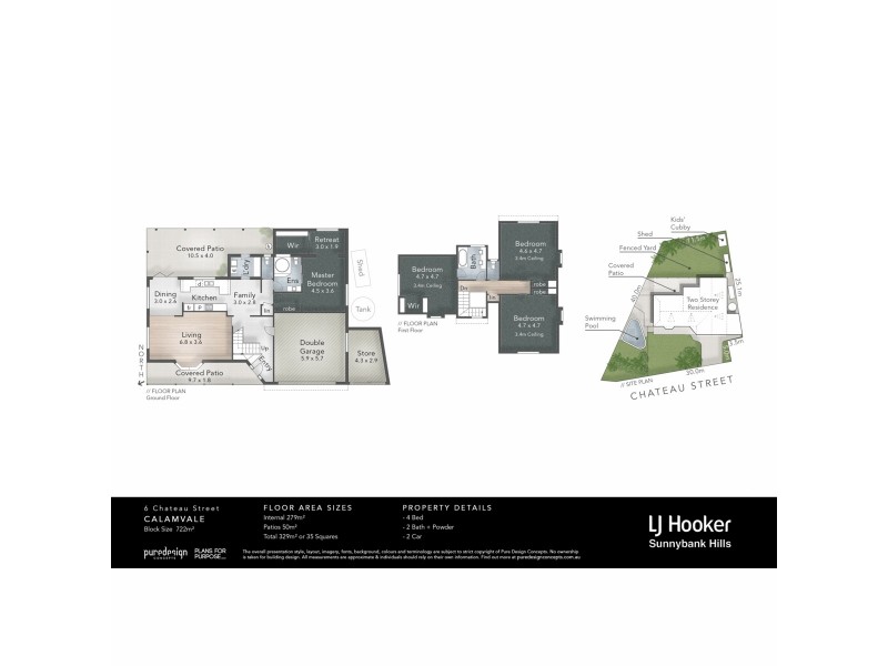 6 Chateau Street, Calamvale QLD 4116 Floorplan