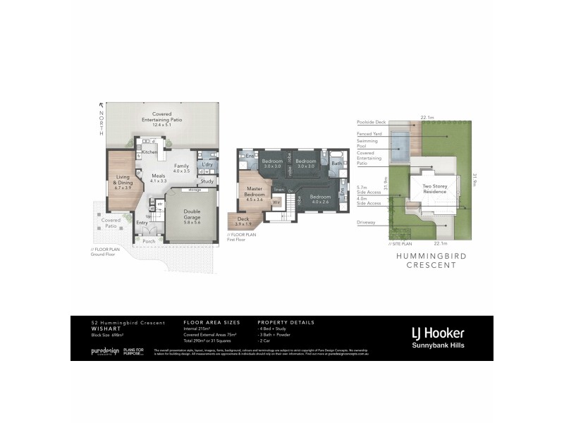 52 Hummingbird Crescent, Wishart QLD 4122 Floorplan
