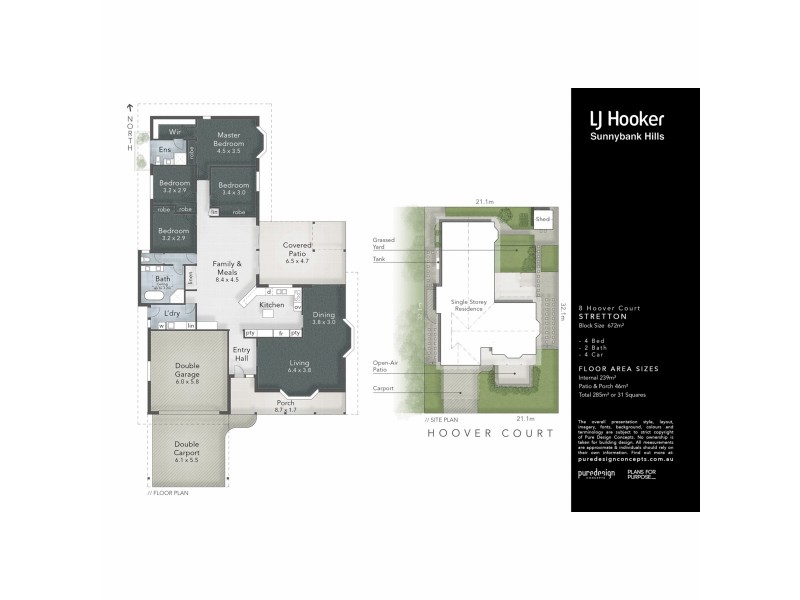 8 Hoover Court, Stretton QLD 4116 Floorplan